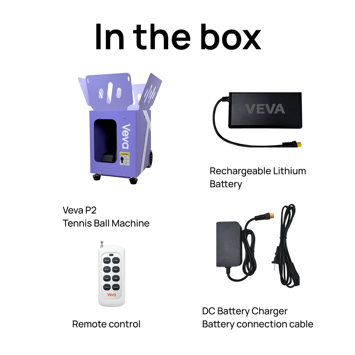 Veva V2 Tennis Ball Machine – Veva Sports